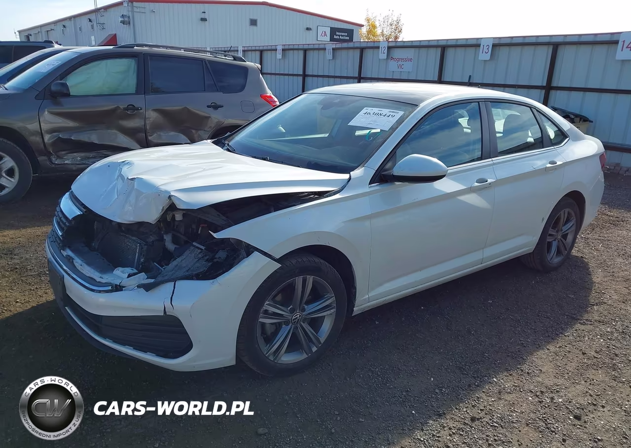 2022 Volkswagen Jetta 1.5T Se VIN:3VW7M7BU5NM034108 - 2