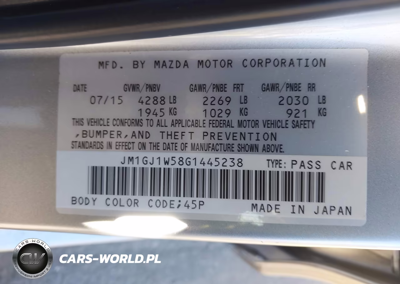 2016 Mazda Mazda6 I Grand Touring VIN:JM1GJ1W58G1445238 - 9
