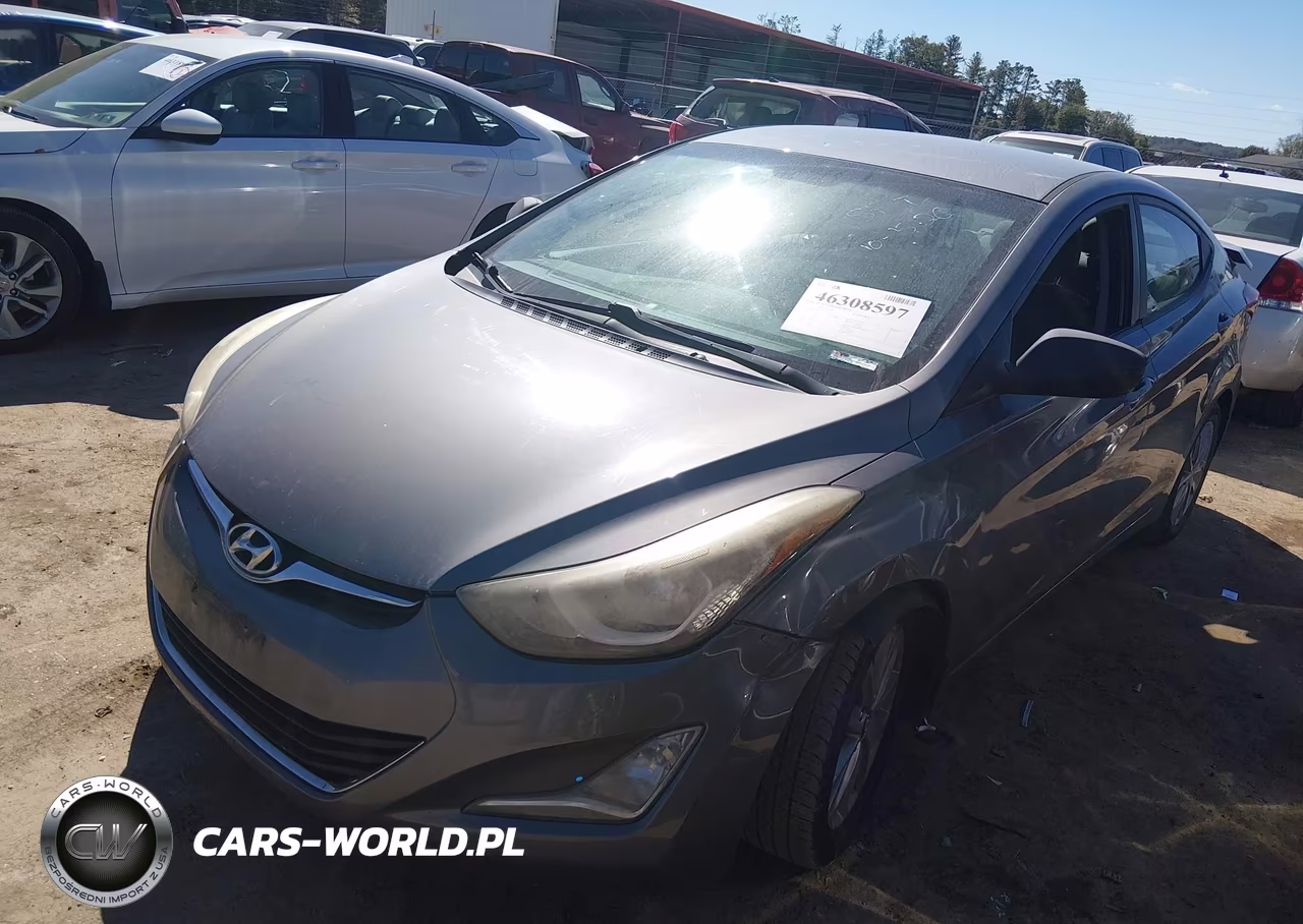 2014 Hyundai Elantra Se VIN:5NPDH4AE9EH461770 - 2