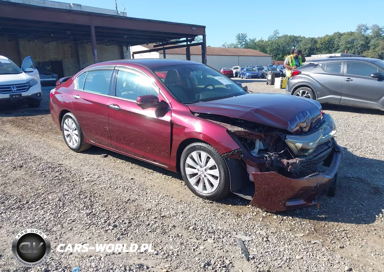 2014 Honda Accord Ex-L V-6 VIN:1HGCR3F85EA004971 - 1