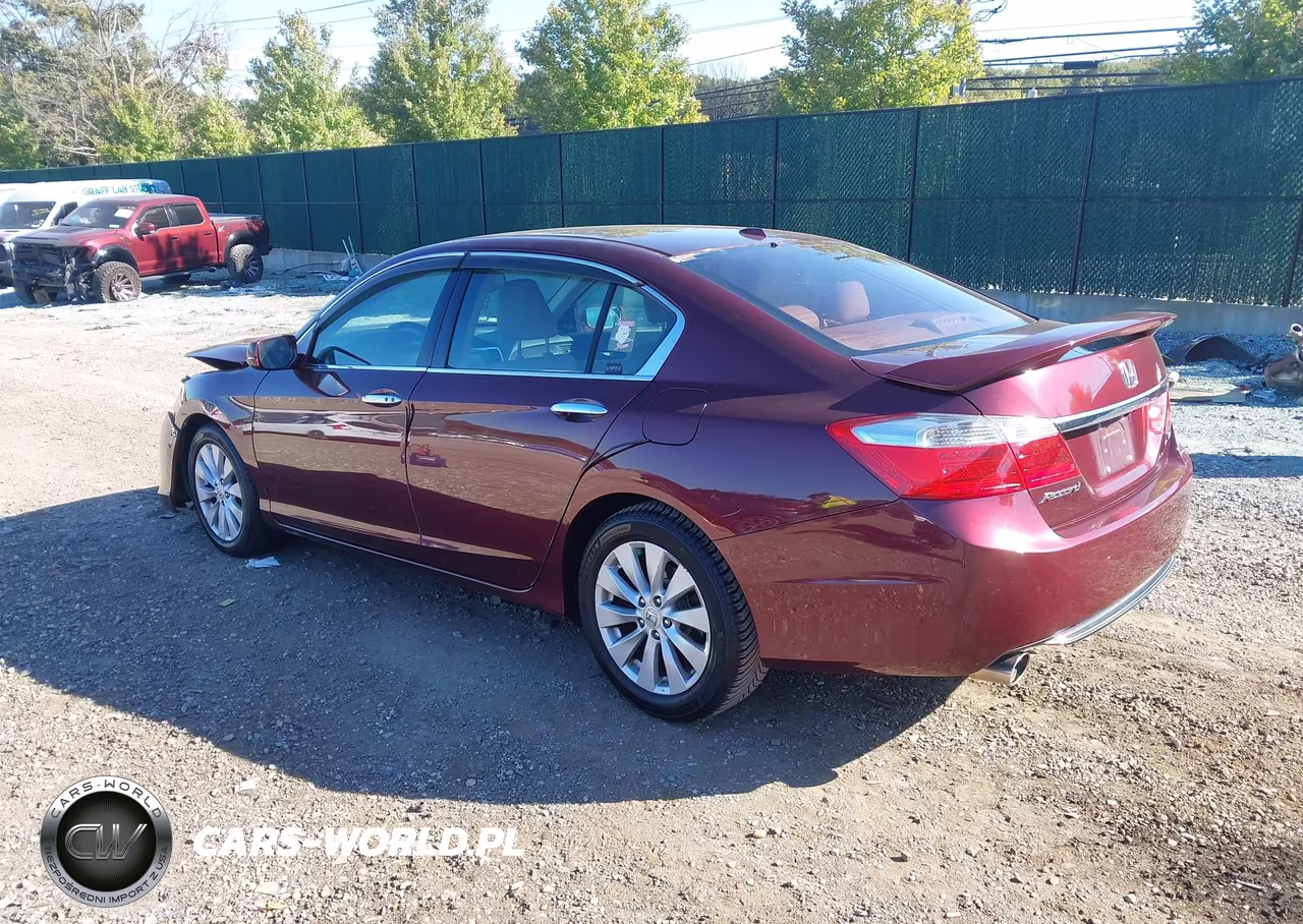 2014 Honda Accord Ex-L V-6 VIN:1HGCR3F85EA004971 - 3