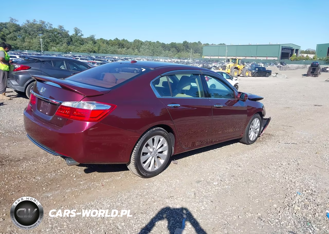 2014 Honda Accord Ex-L V-6 VIN:1HGCR3F85EA004971 - 4