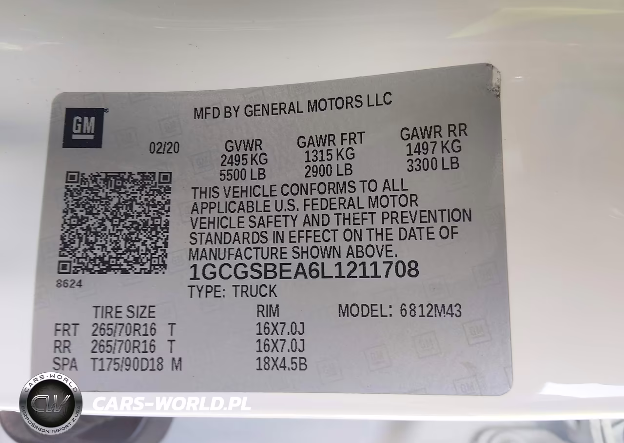 2020 Chevrolet Colorado 2Wd Short Box Wt VIN:1GCGSBEA6L1211708 - 9