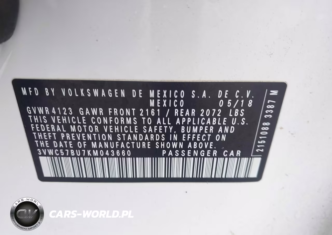 2019 Volkswagen Jetta 1.4T R-Line-1.4T S-1.4T Se VIN:3VWC57BU7KM043660 - 9