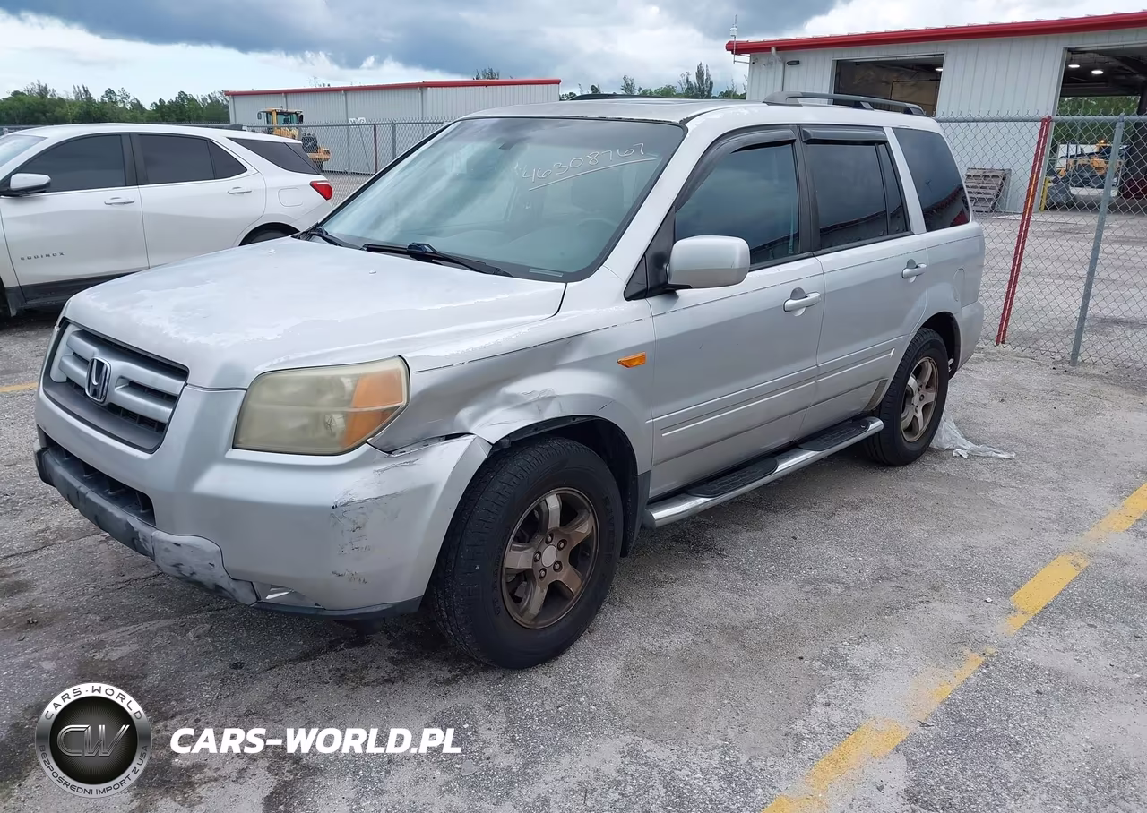2007 Honda Pilot Ex-L VIN:2HKYF18557H540769 - 2
