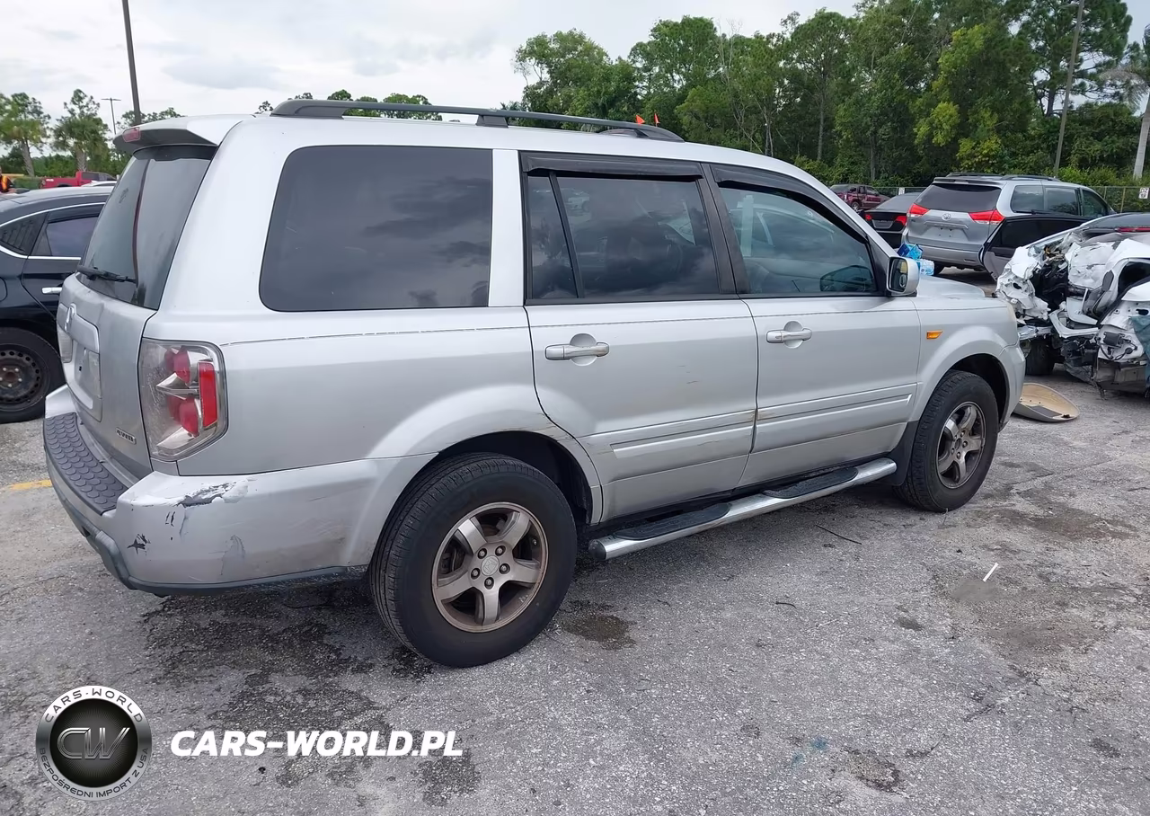 2007 Honda Pilot Ex-L VIN:2HKYF18557H540769 - 4