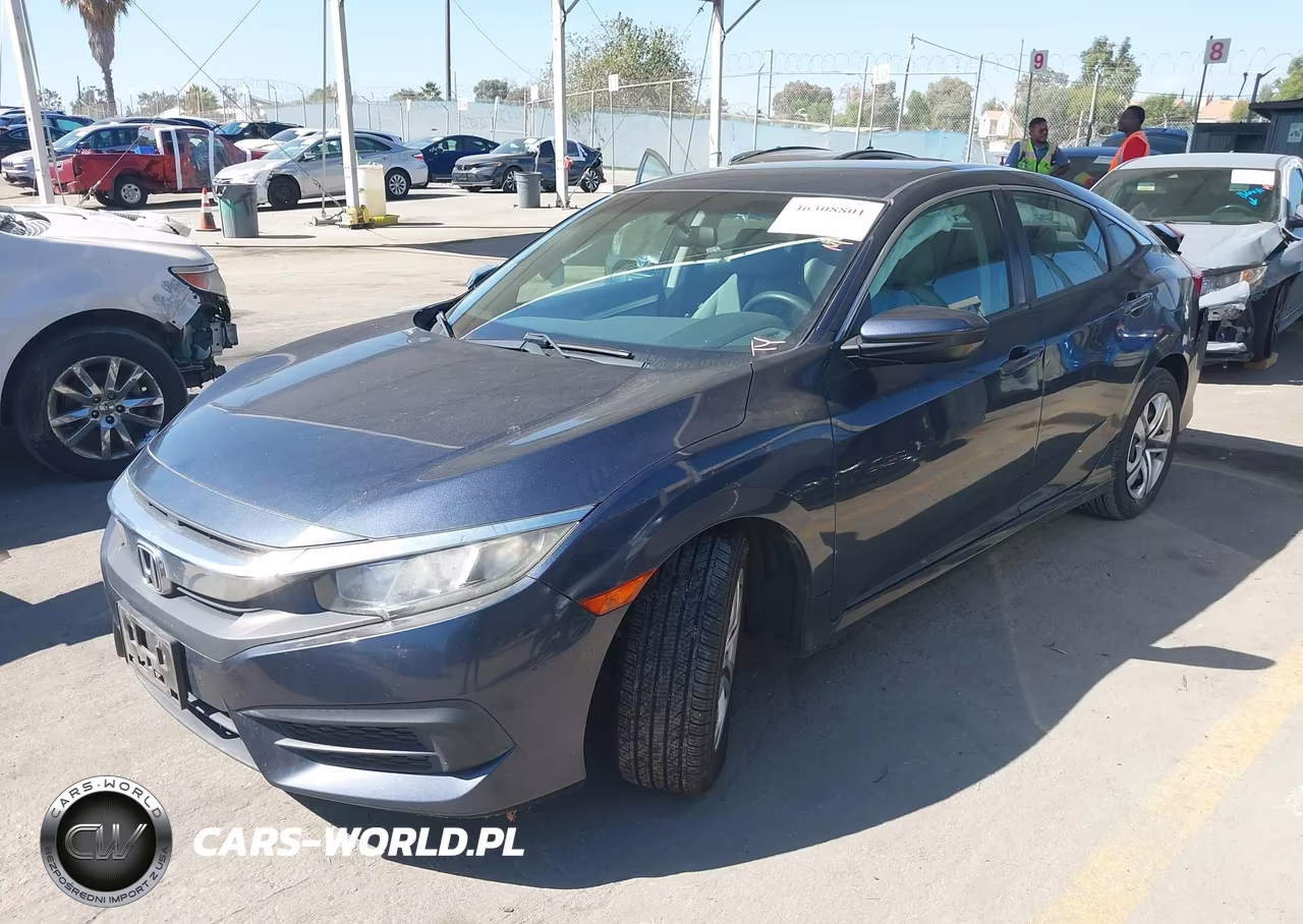 2016 Honda Civic Lx VIN:19XFC2F53GE238703 - 2