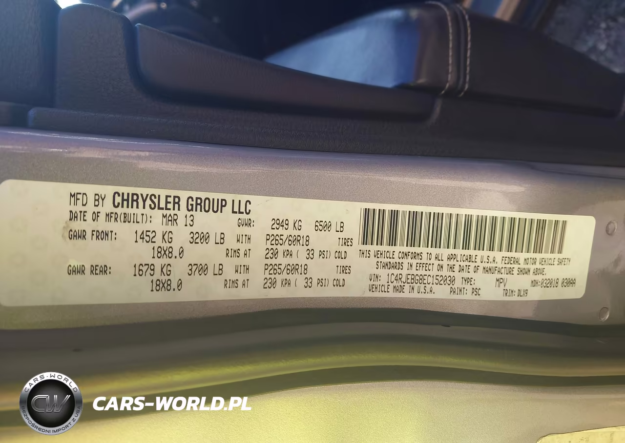2014 Jeep Grand Cherokee Limited VIN:1C4RJEBG8EC152030 - 9