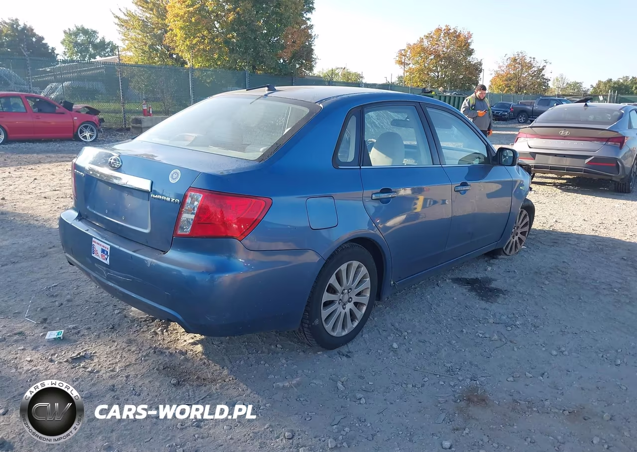 2008 Subaru Impreza 2.5I VIN:JF1GE61628H508625 - 4