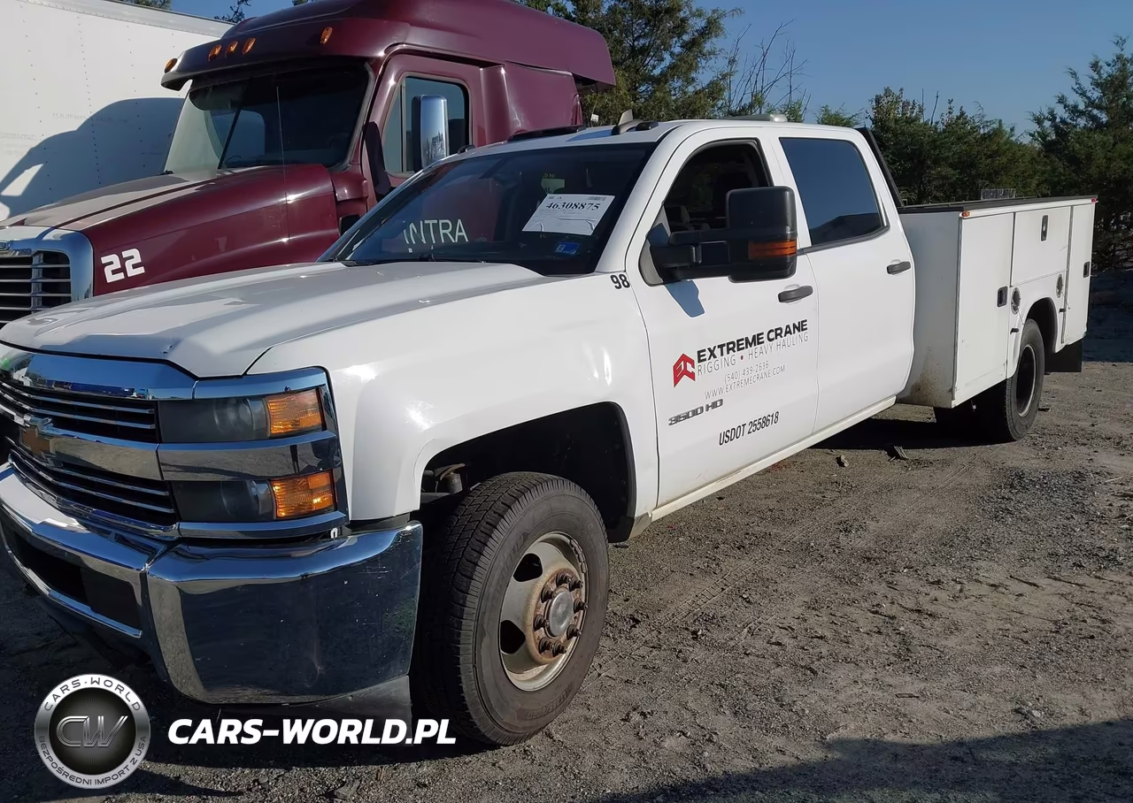 2016 Chevrolet Silverado 3500Hd Chassis Wt VIN:1GB4KYCGXGF183793 - 2