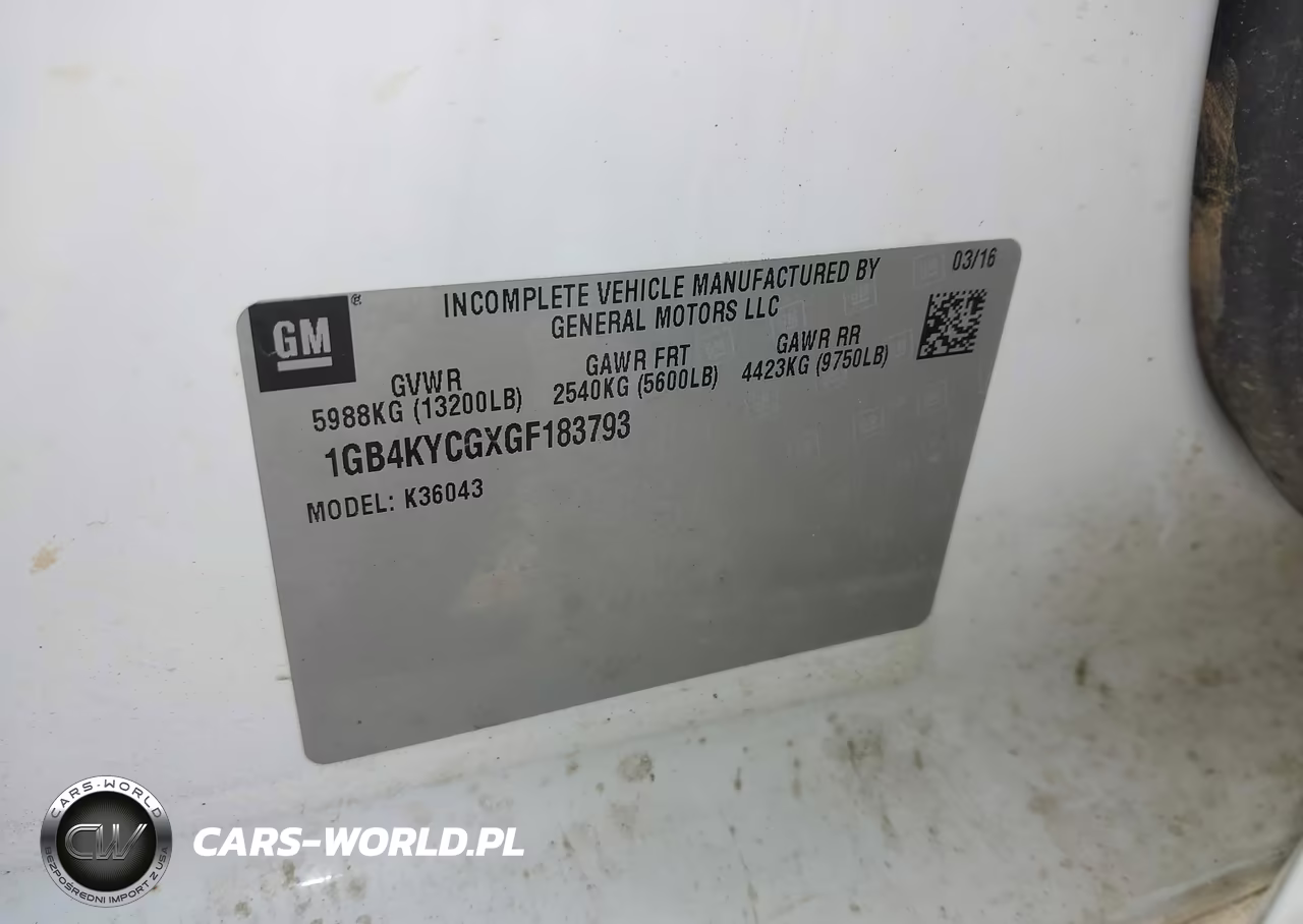 2016 Chevrolet Silverado 3500Hd Chassis Wt VIN:1GB4KYCGXGF183793 - 8