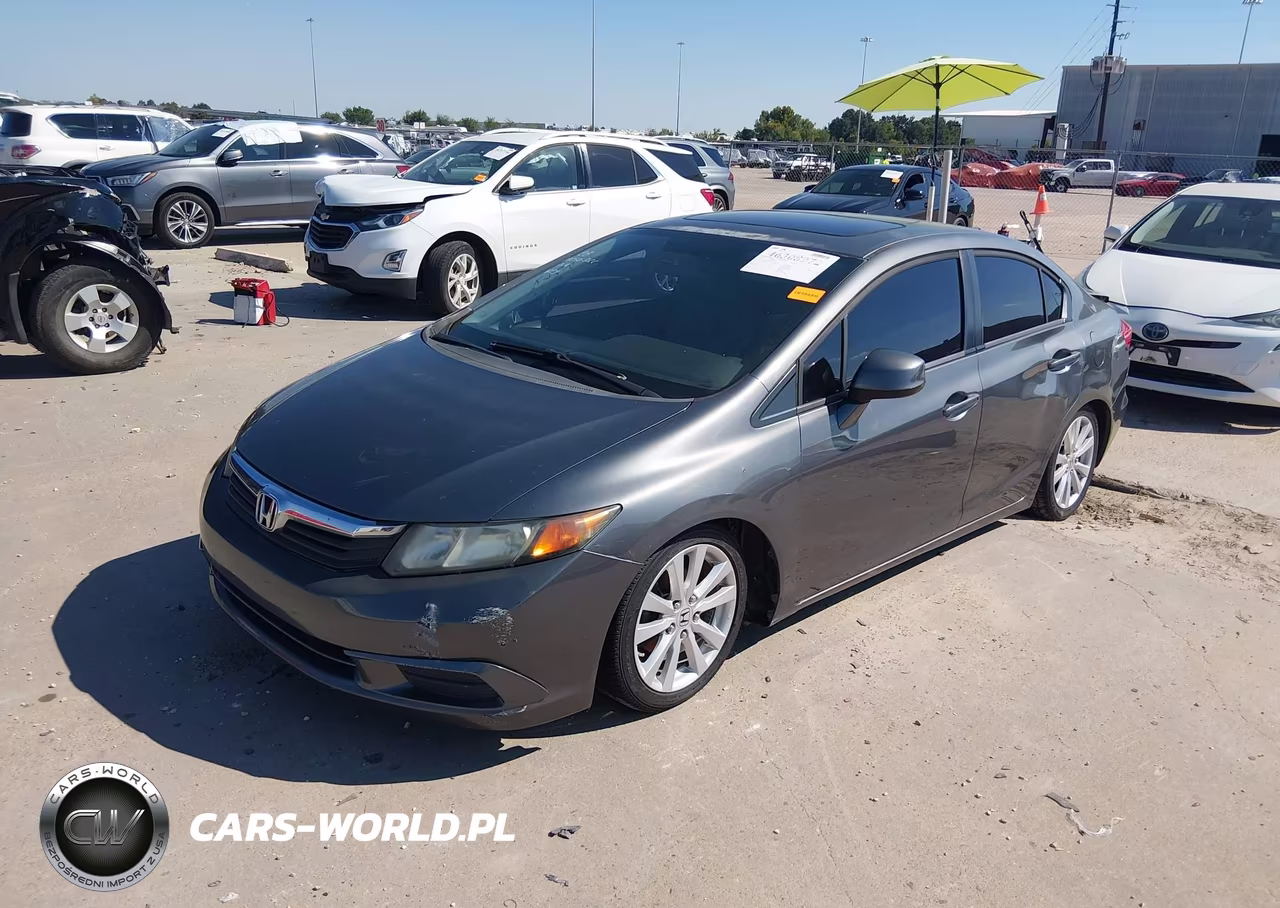 2012 Honda Civic Ex VIN:19XFB2F80CE028082 - 2