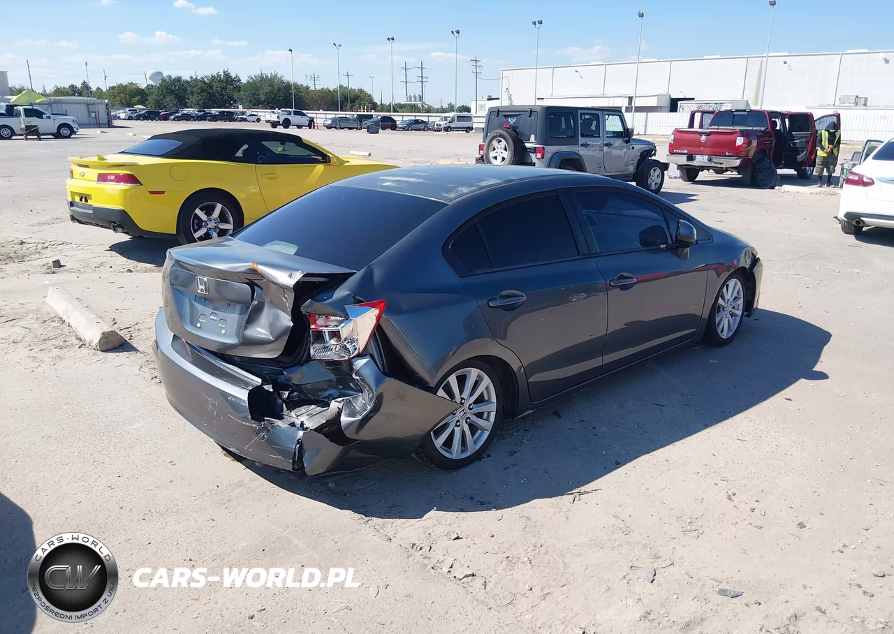 2012 Honda Civic Ex VIN:19XFB2F80CE028082 - 4