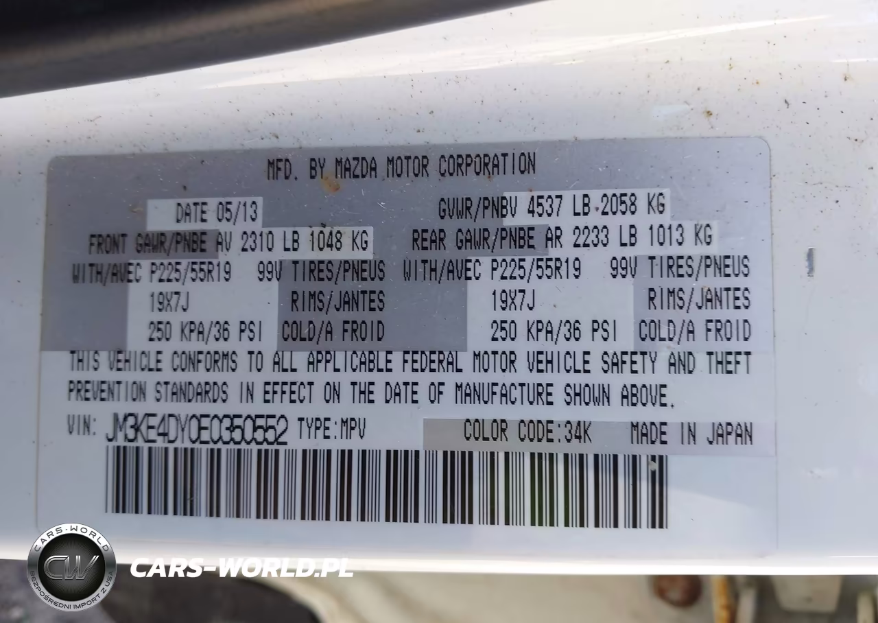 2014 Mazda Cx-5 Grand Touring VIN:JM3KE4DY0E0350552 - 9