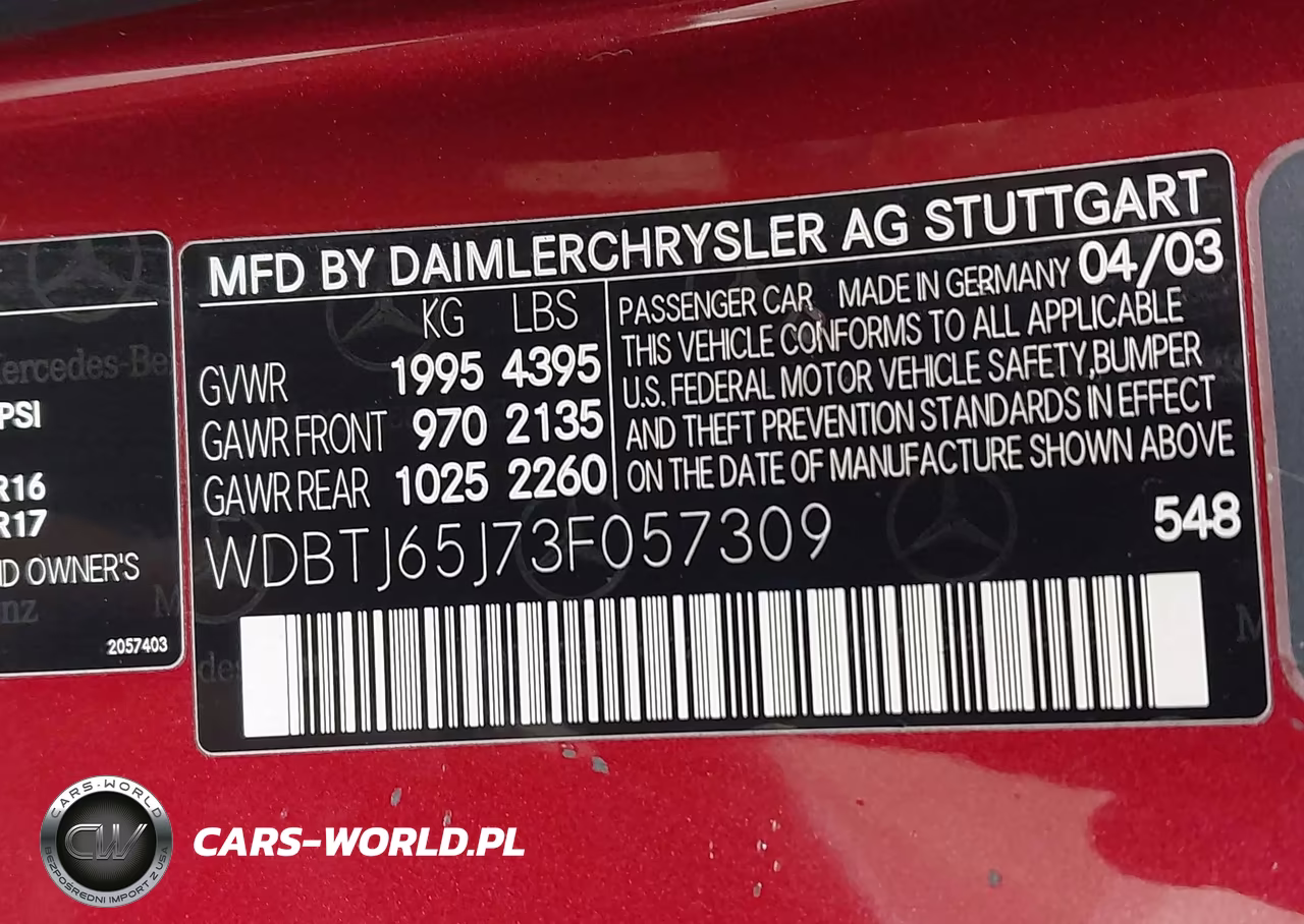 2003 Mercedes-Benz Clk 320 VIN:WDBTJ65J73F057309 - 9