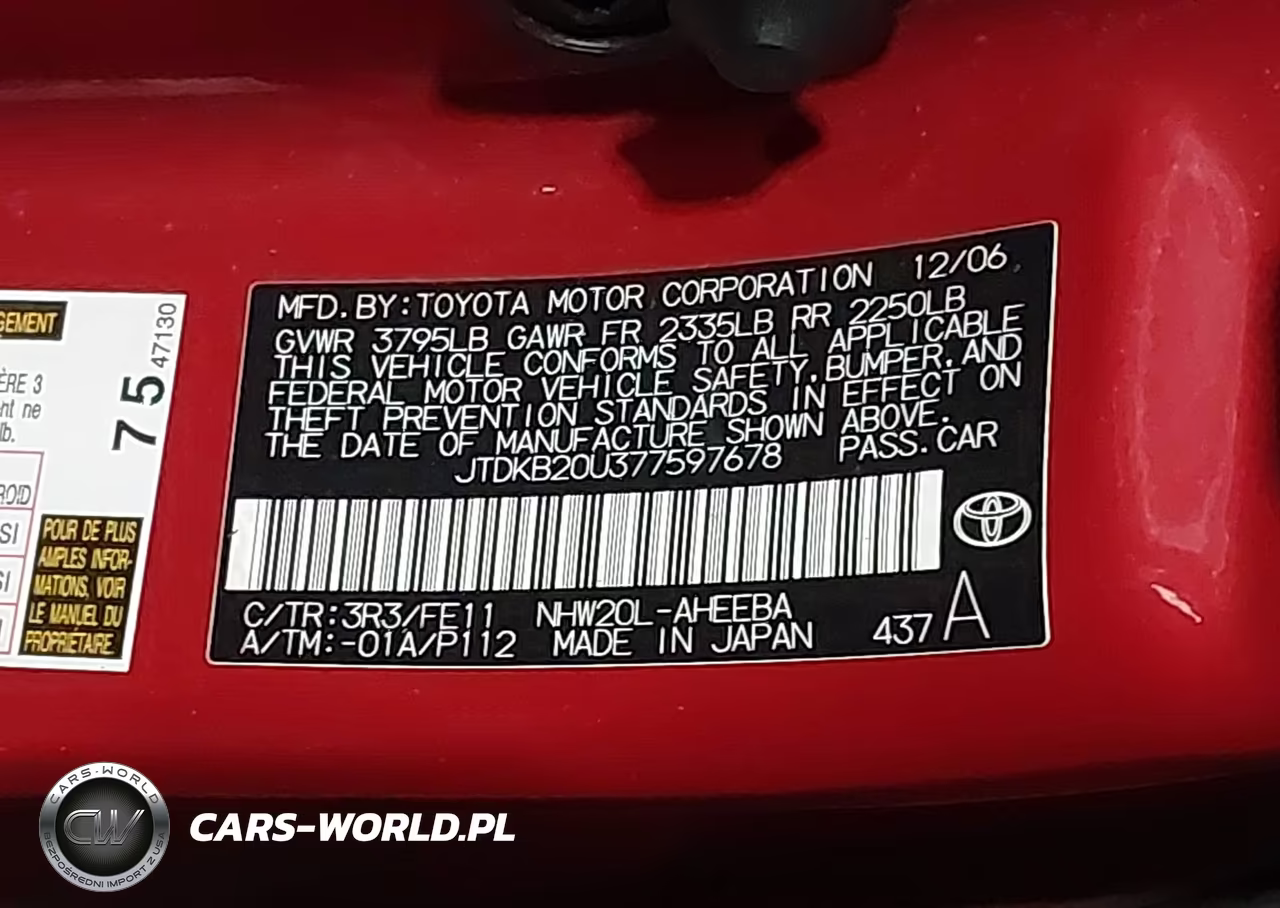2007 Toyota Prius VIN:JTDKB20U377597678 - 9