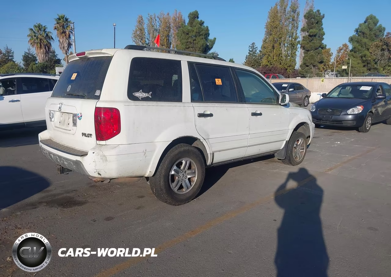 2005 Honda Pilot Ex-L VIN:5FNYF18565B052930 - 4