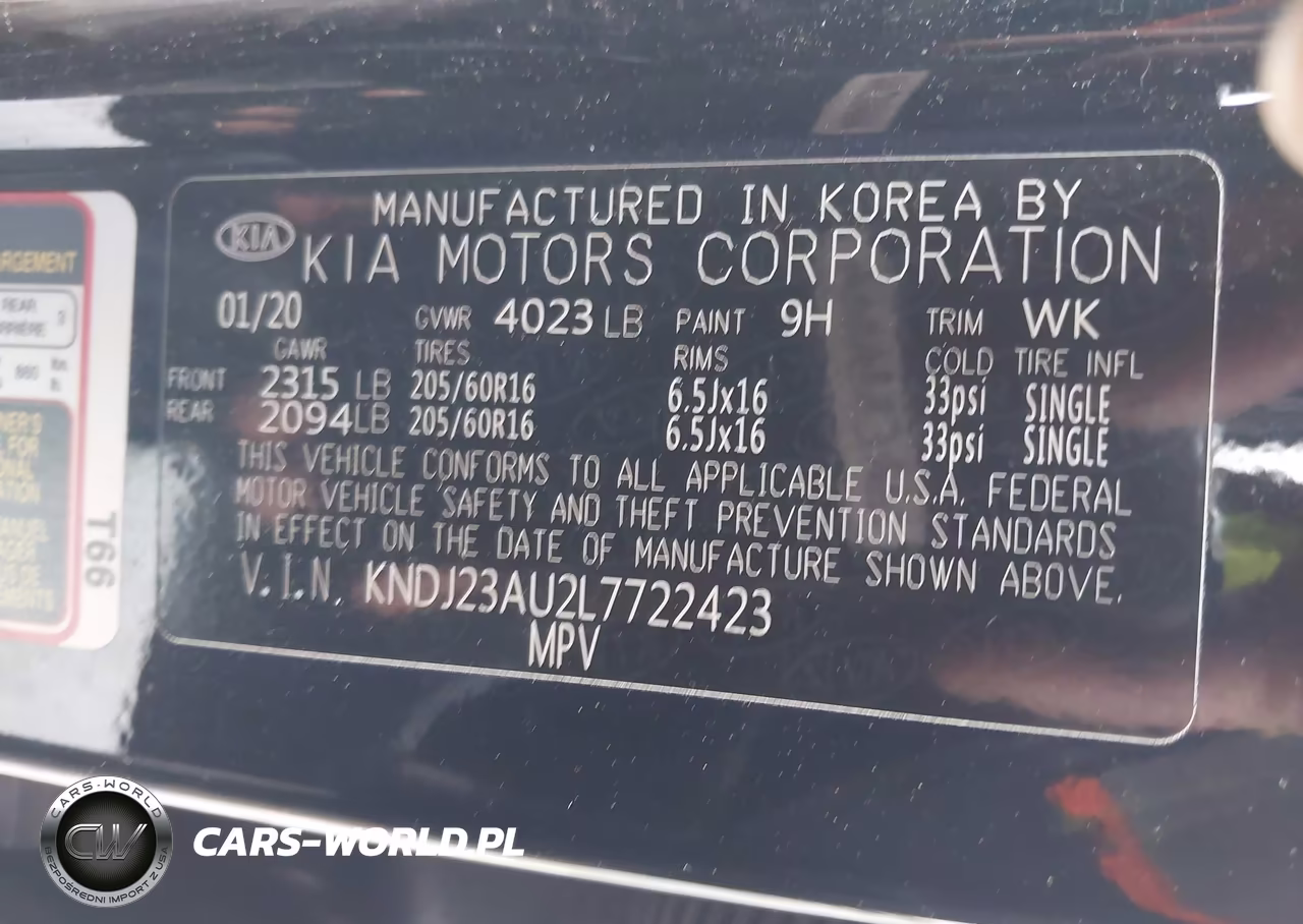 2020 Kia Soul VIN:KNDJ23AU2L7722423 - 9