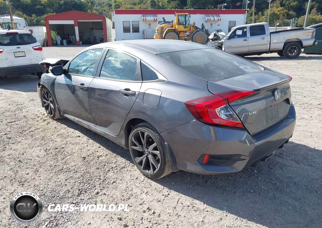 2019 Honda Civic Sport VIN:2HGFC2F8XKH588628 - 3
