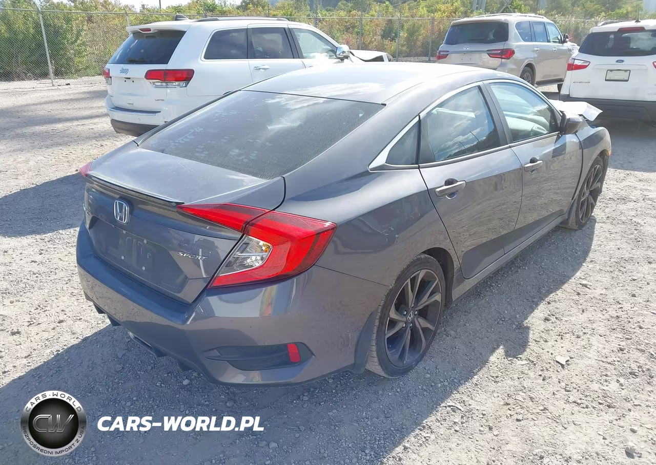 2019 Honda Civic Sport VIN:2HGFC2F8XKH588628 - 4