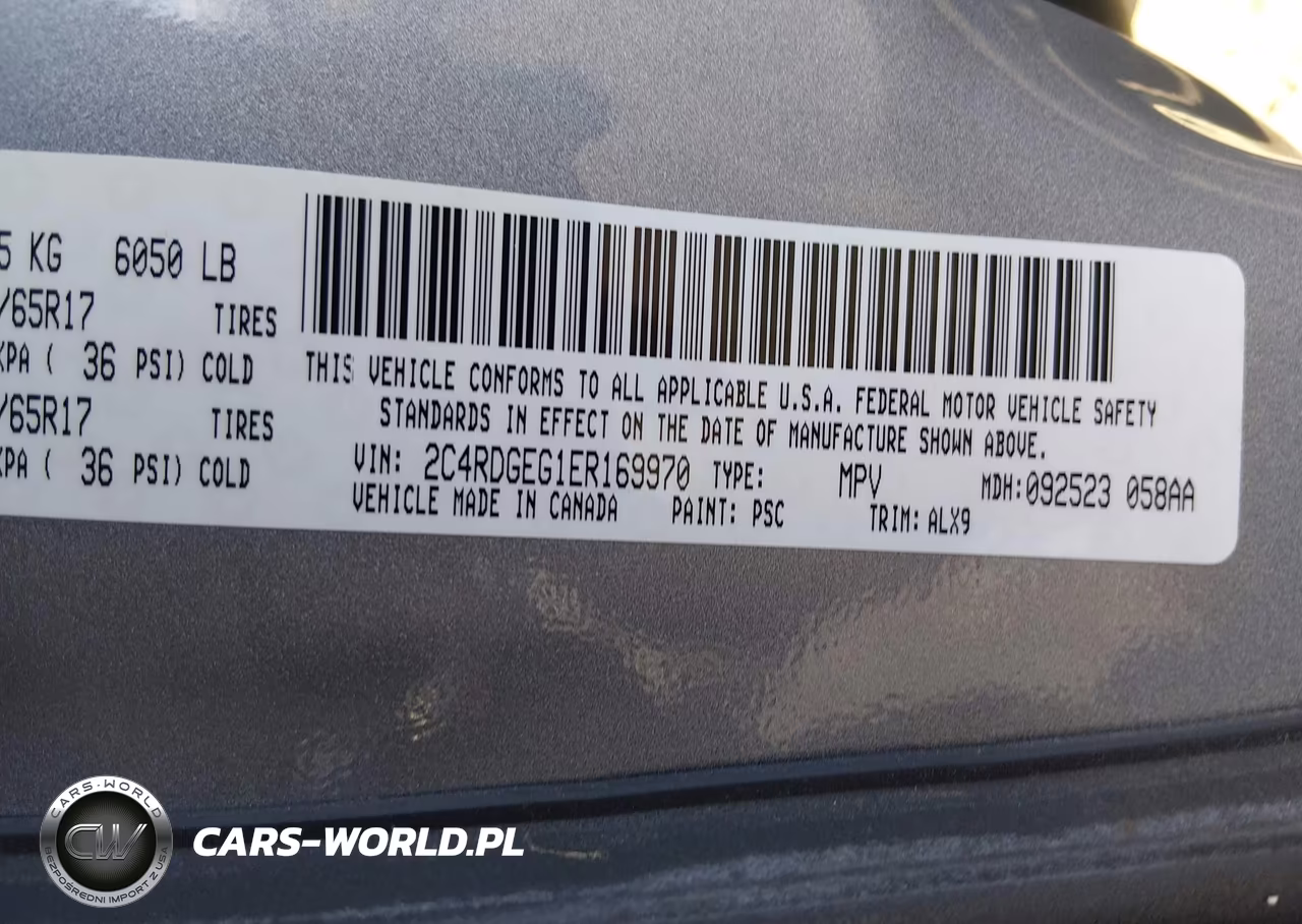 2014 Dodge Grand Caravan R-T VIN:2C4RDGEG1ER169970 - 9
