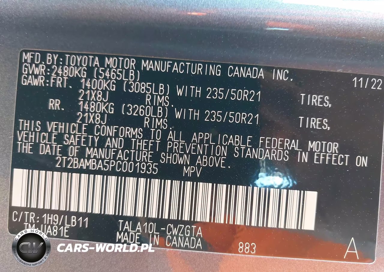 2023 Lexus Rx 350 Premium Plus VIN:2T2BAMBA5PC001935 - 9