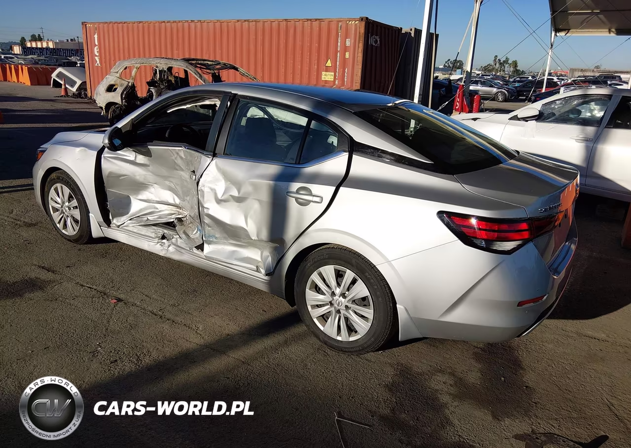 2021 Nissan Sentra S Xtronic Cvt VIN:3N1AB8BV7MY227402 - 3