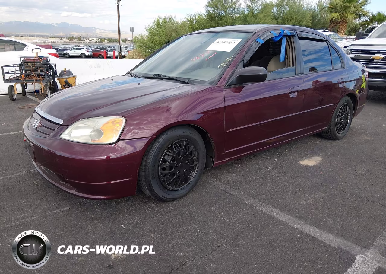 2002 Honda Civic Lx VIN:2HGES16682H585167 - 2