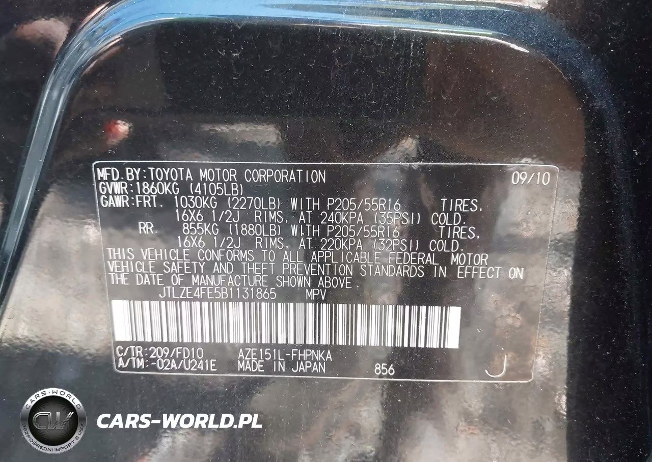 2011 Scion Xb VIN:JTLZE4FE5B1131865 - 9