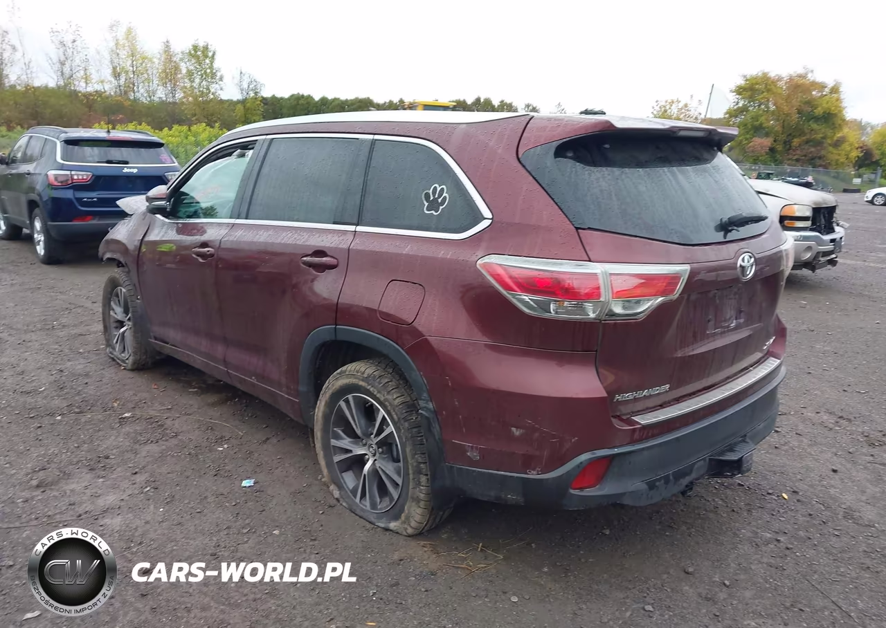 2016 Toyota Highlander Xle V6 VIN:5TDJKRFH0GS276220 - 3