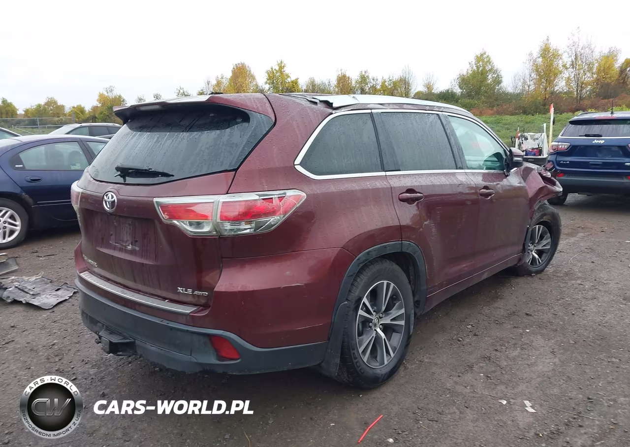 2016 Toyota Highlander Xle V6 VIN:5TDJKRFH0GS276220 - 4