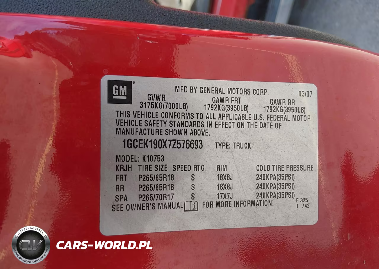 2007 Chevrolet Silverado 1500 Ltz VIN:1GCEK190X7Z576693 - 9
