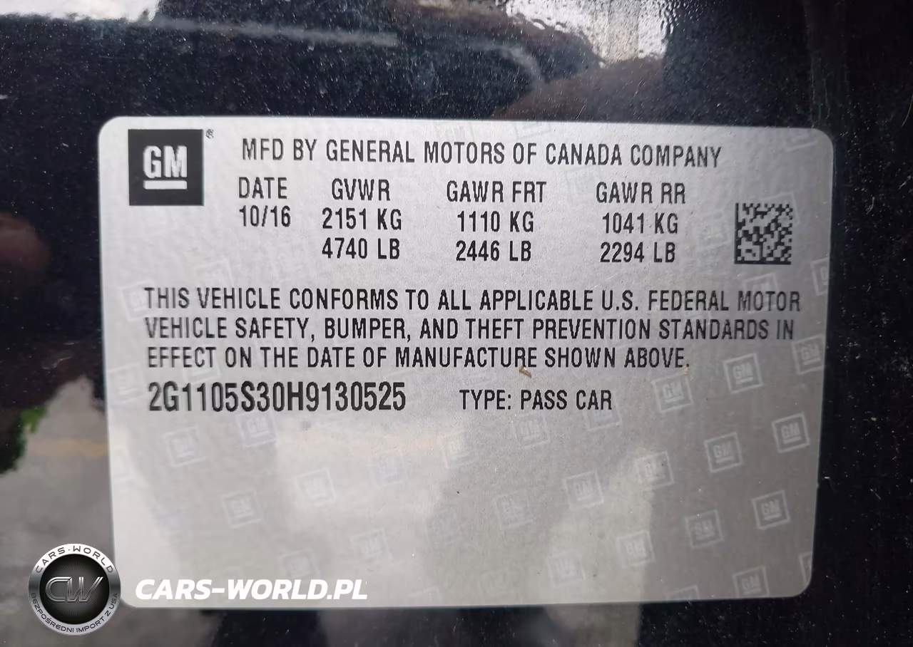 2017 Chevrolet Impala 1Lt VIN:2G1105S30H9130525 - 9