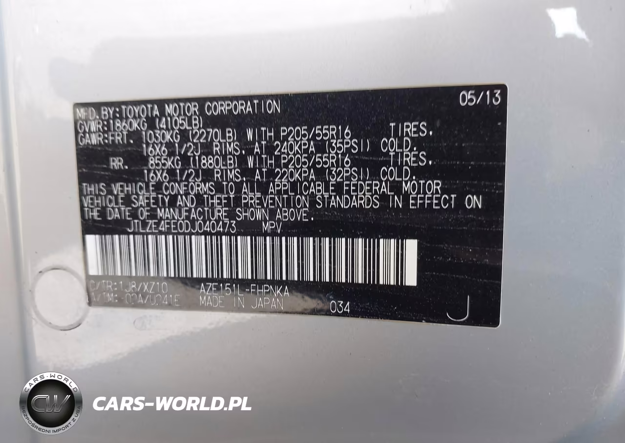 2013 Scion Xb 10 Series VIN:JTLZE4FE0DJ040473 - 9