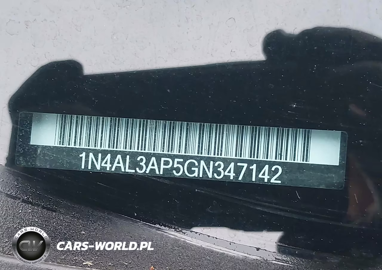 2016 Nissan Altima 2.5-2.5 S-2.5 Sl-2.5 Sr-2.5 Sv VIN:1N4AL3AP5GN347142 - 9
