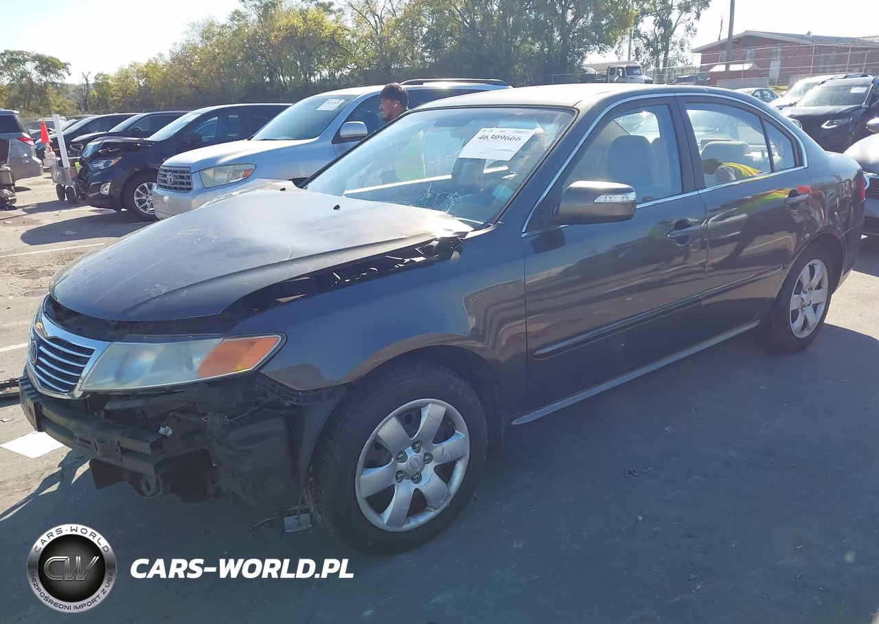 2009 Kia Optima Lx VIN:KNAGE228895324793 - 2