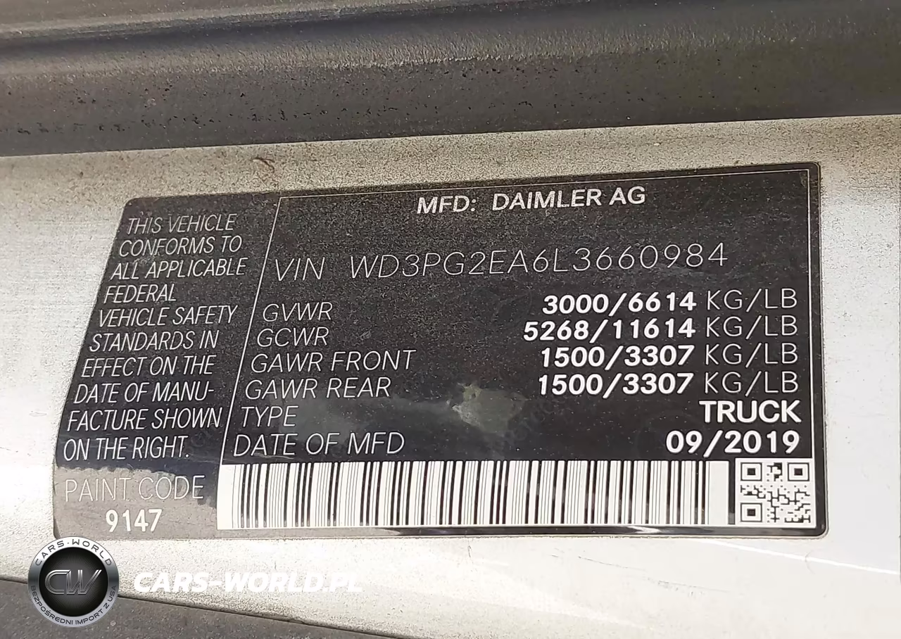 2020 Mercedes-Benz Metris VIN:WD3PG2EA6L3660984 - 9