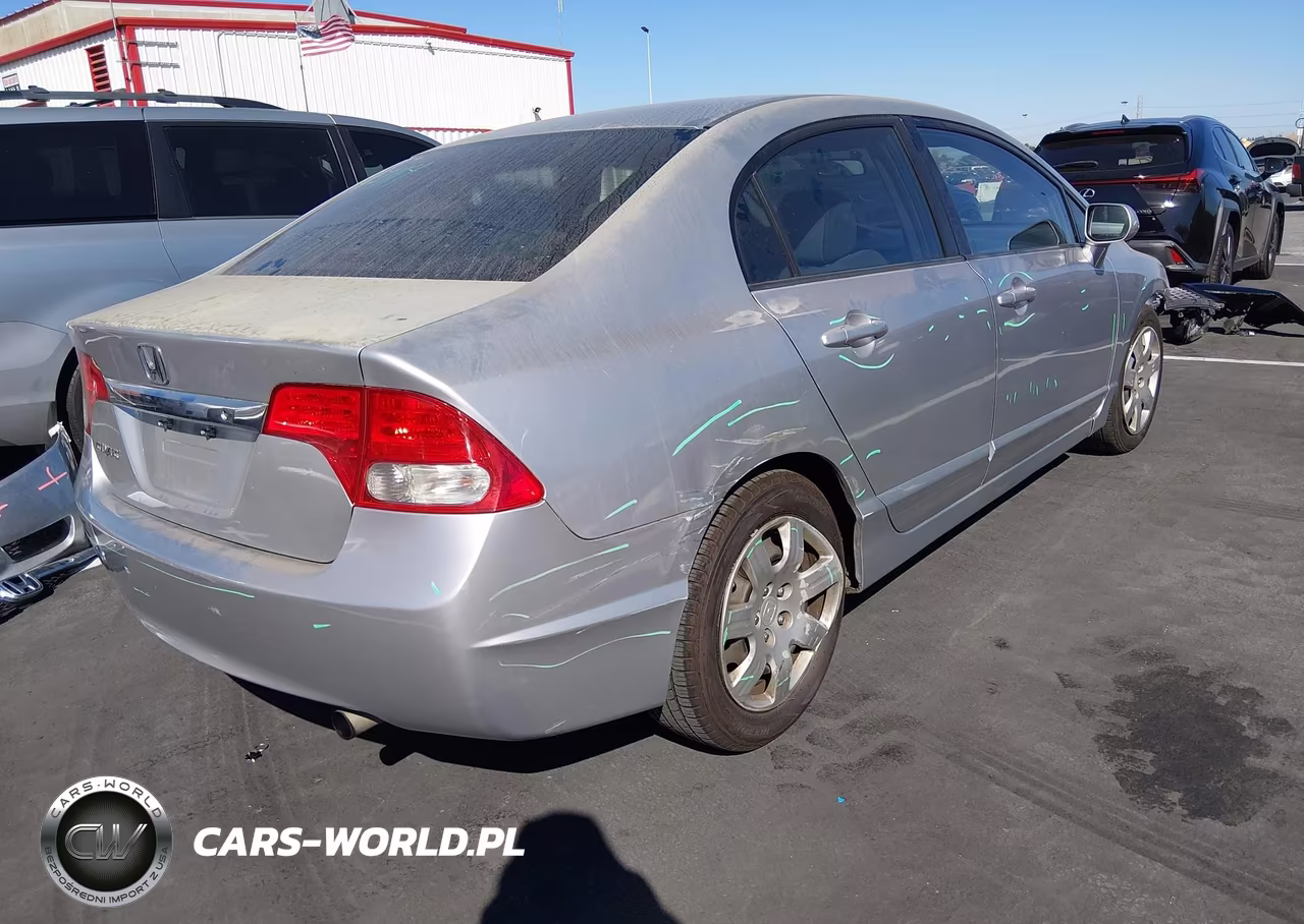2010 Honda Civic Lx VIN:19XFA1F54AE045791 - 4