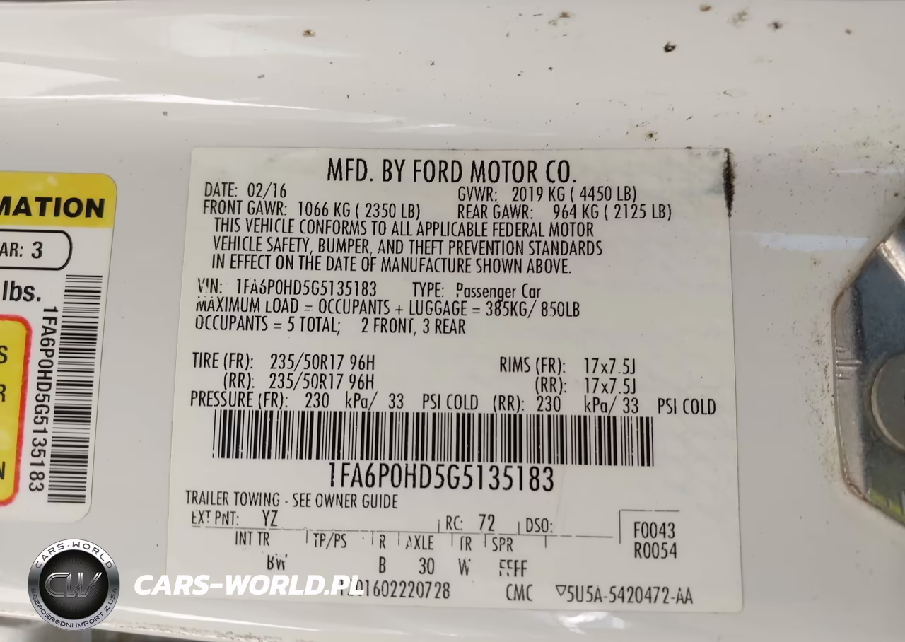 2016 Ford Fusion Se VIN:1FA6P0HD5G5135183 - 9