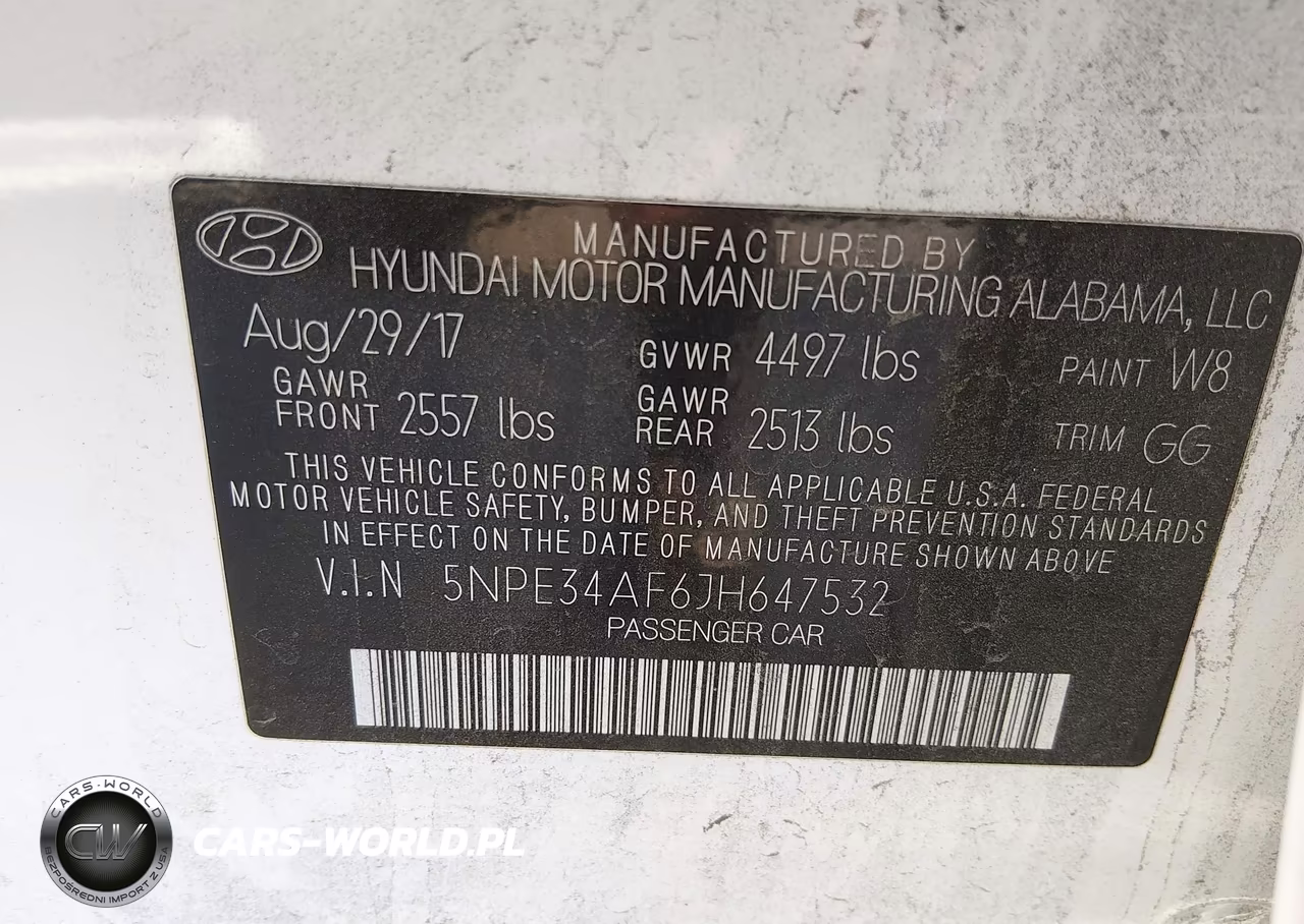 2018 Hyundai Sonata Sel VIN:5NPE34AF6JH647532 - 9