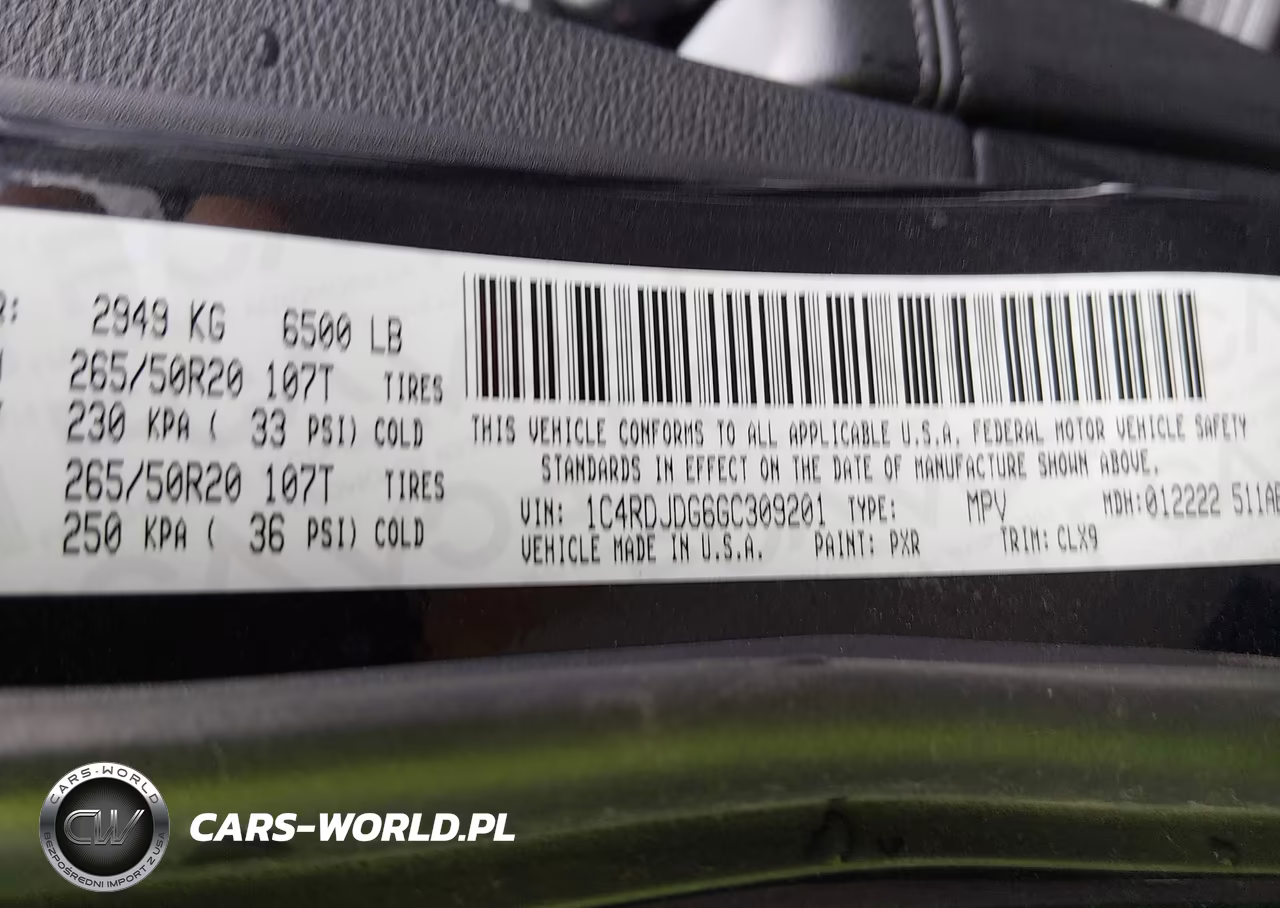 2016 Dodge Durango Limited VIN:1C4RDJDG6GC309201 - 9