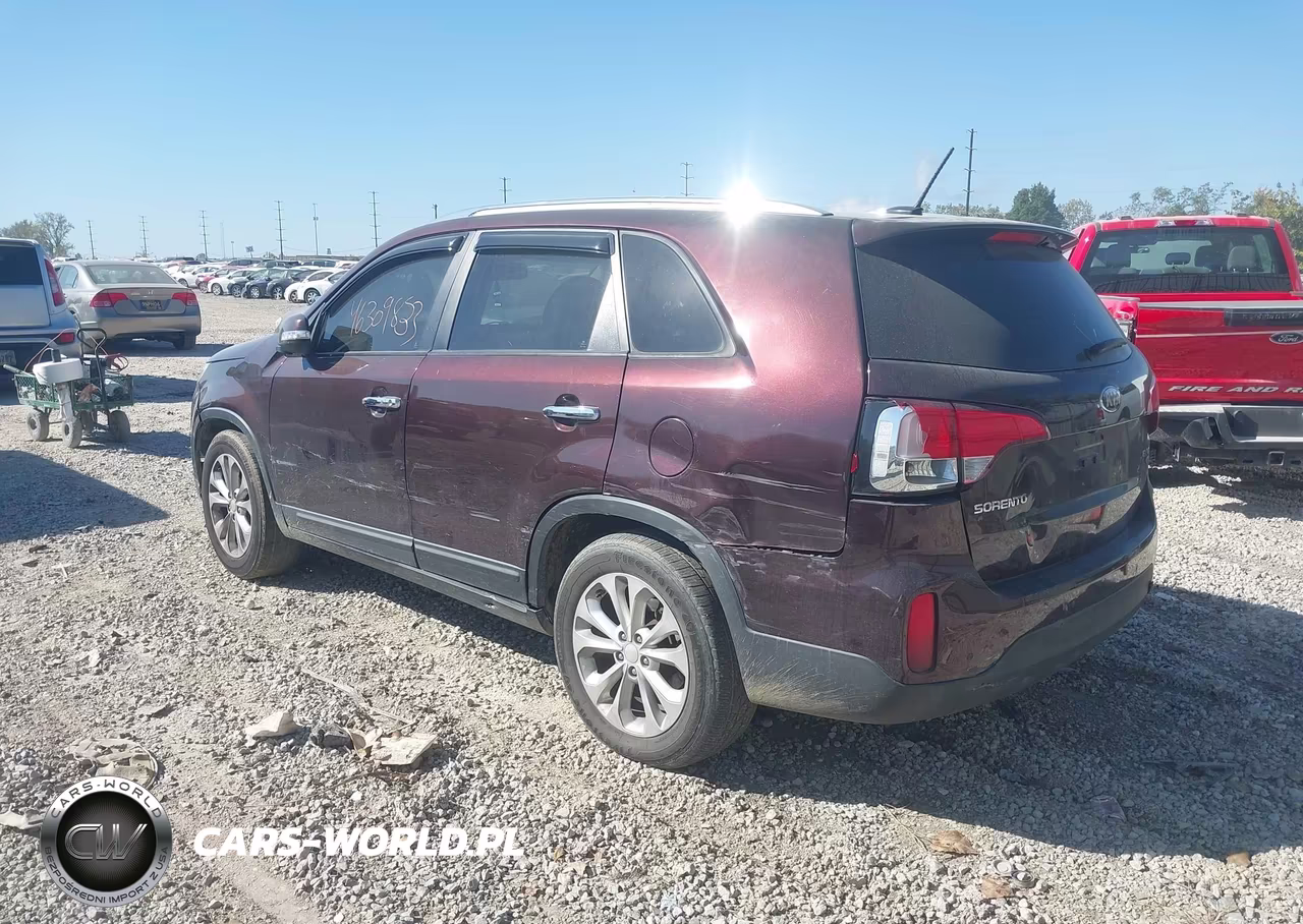 2014 Kia Sorento Ex V6 VIN:5XYKU4A77EG492138 - 3