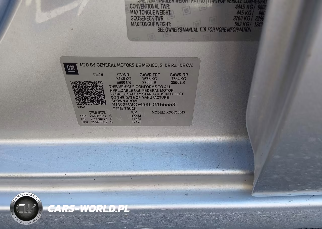 2020 Chevrolet Silverado 1500 2Wd Short Bed Lt VIN:3GCPWCEDXLG155553 - 9