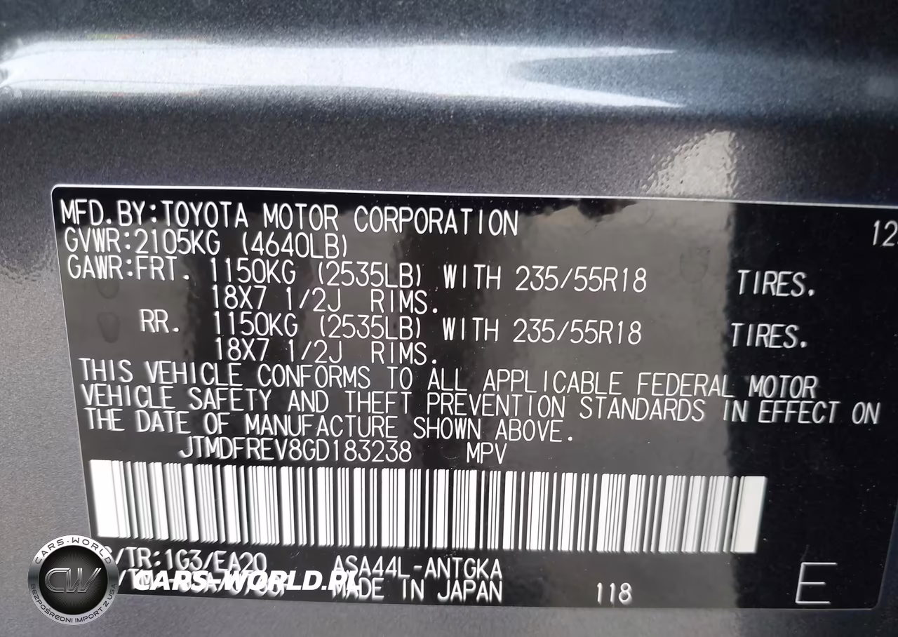 2016 Toyota Rav4 Limited VIN:JTMDFREV8GD183238 - 9