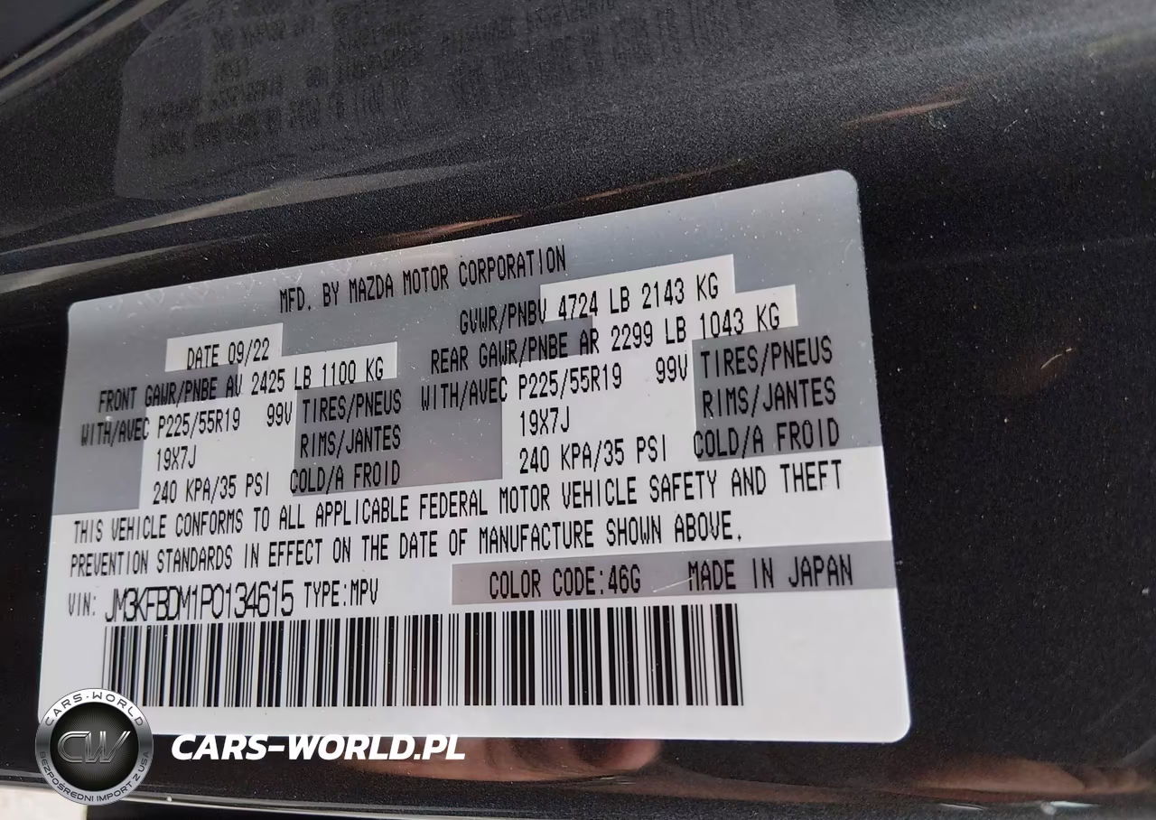 2023 Mazda Cx-5 2.5 S Premium VIN:JM3KFBDM1P0134615 - 9