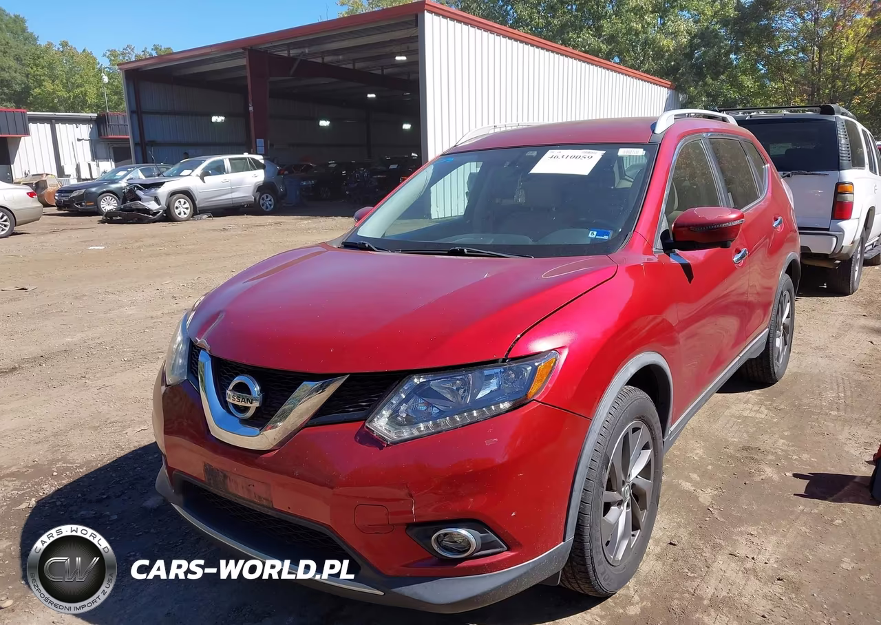 2016 Nissan Rogue Sl VIN:KNMAT2MV9GP709220 - 2