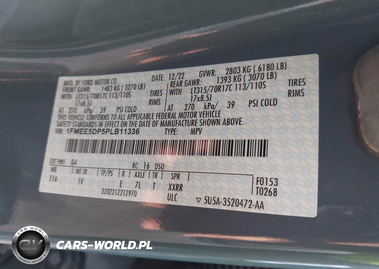 2023 Ford Bronco Badlands VIN:1FMEE5DP5PLB11336 - 9
