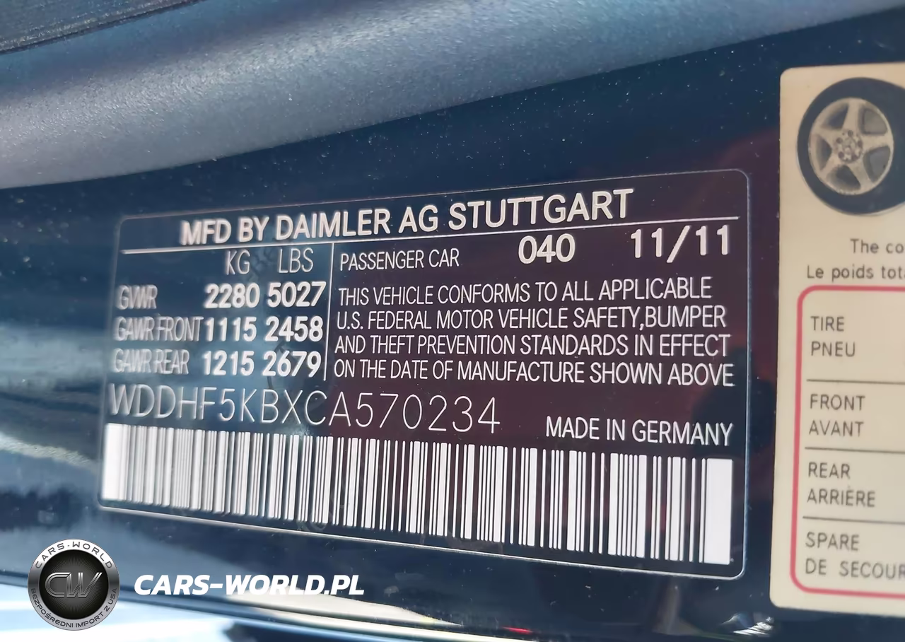 2012 Mercedes-Benz E 350 VIN:WDDHF5KBXCA570234 - 9