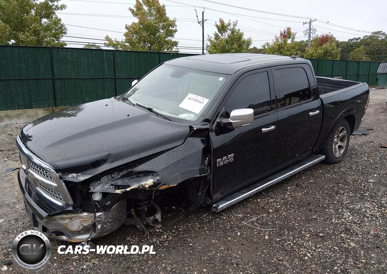 2013 Ram 1500 Laramie VIN:1C6RR7NT4DS504173 - 2