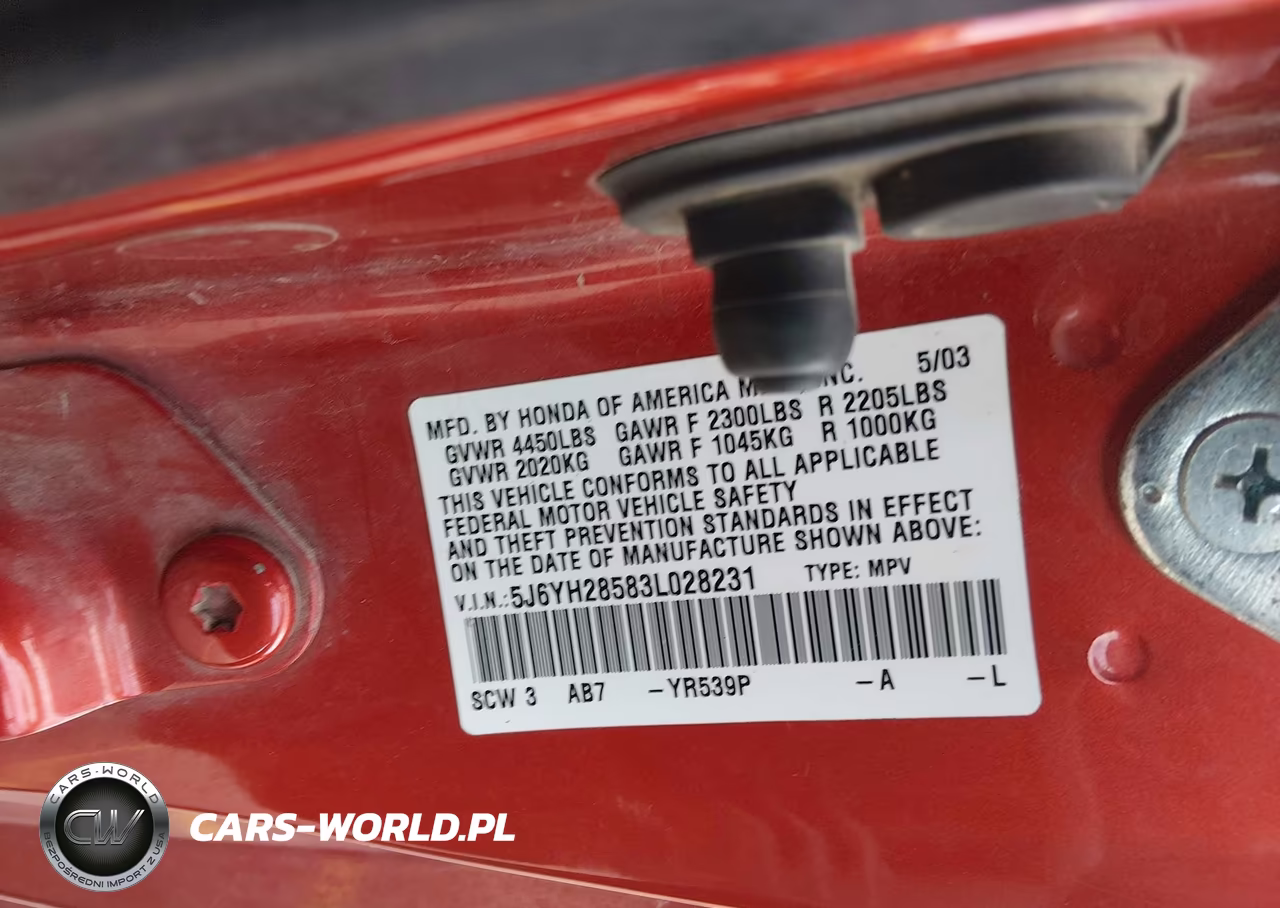 2003 Honda Element Ex VIN:5J6YH28583L028231 - 9